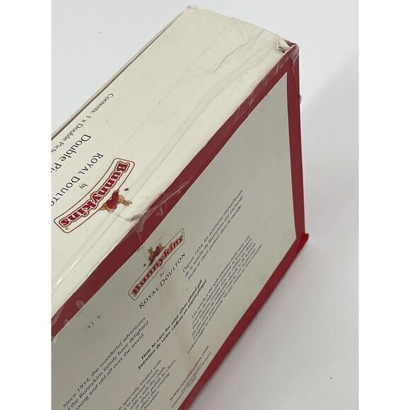 NiB Bunnykins Silver Double Frame by Royal Doulton New In Damaged Box 3.5”x3.5” - Picture 12 of 12